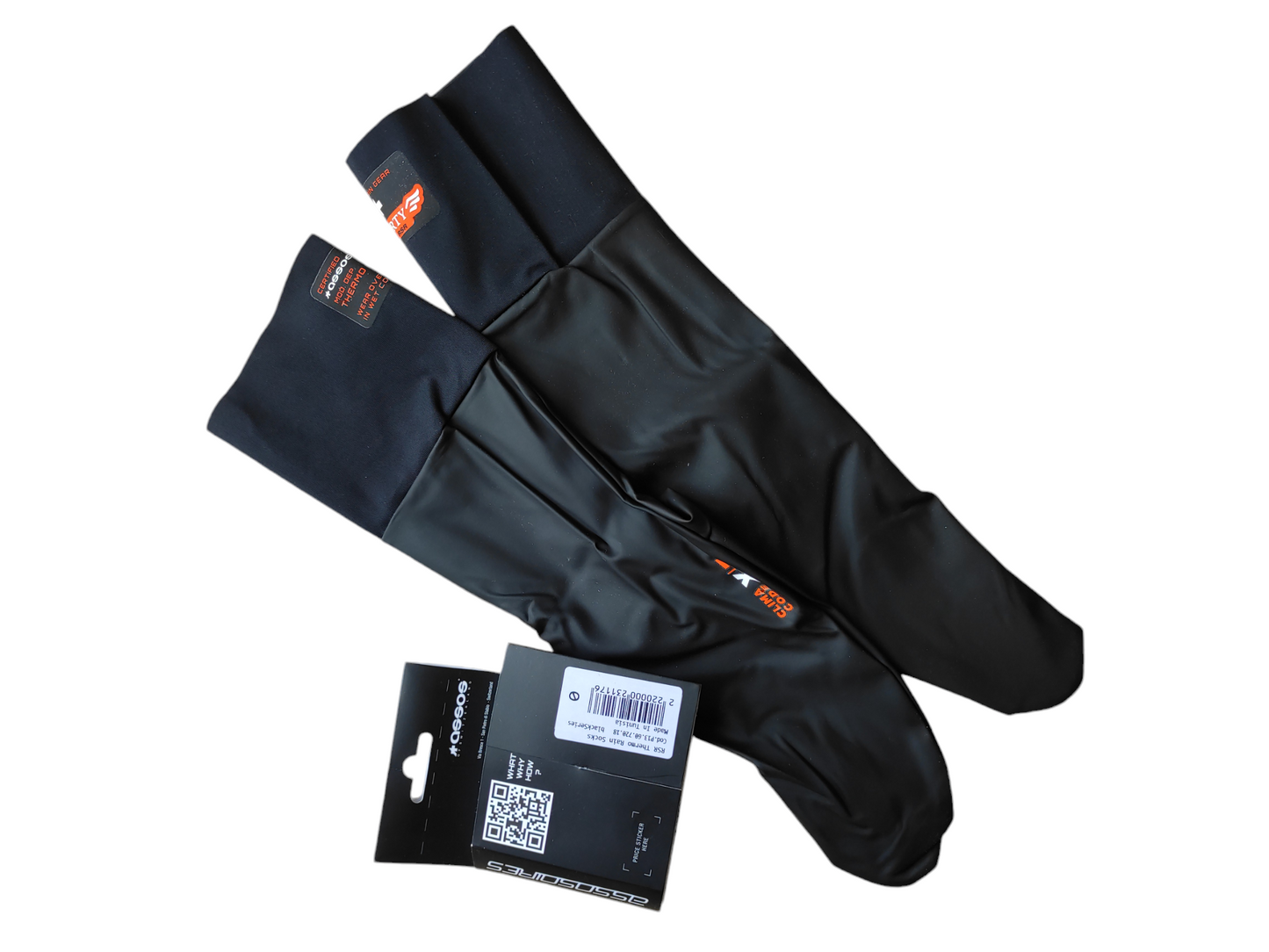 Assos thermo rain socks Größe 0 - 35 - 38EU