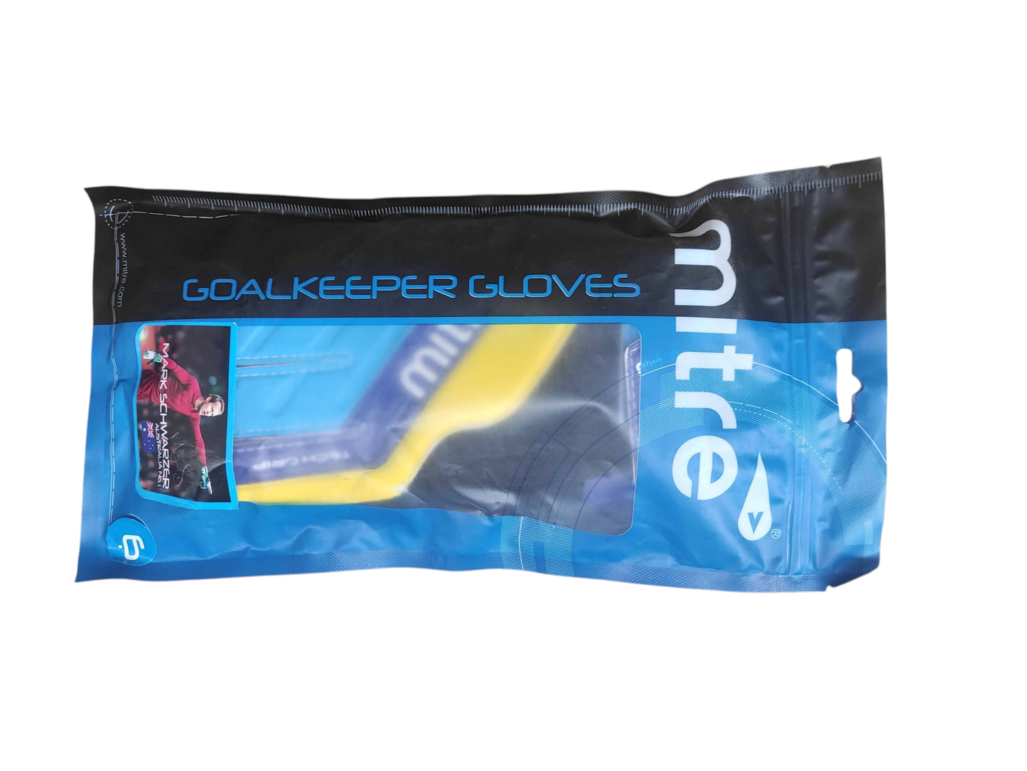 MItre Torwarthandschuhe Junior Größe 6