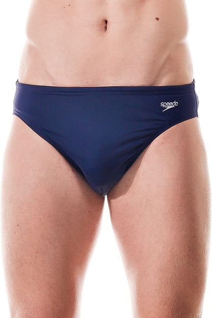Speedo Sportbrief Schwimmhose Badehose Herren navy Lycra NEU